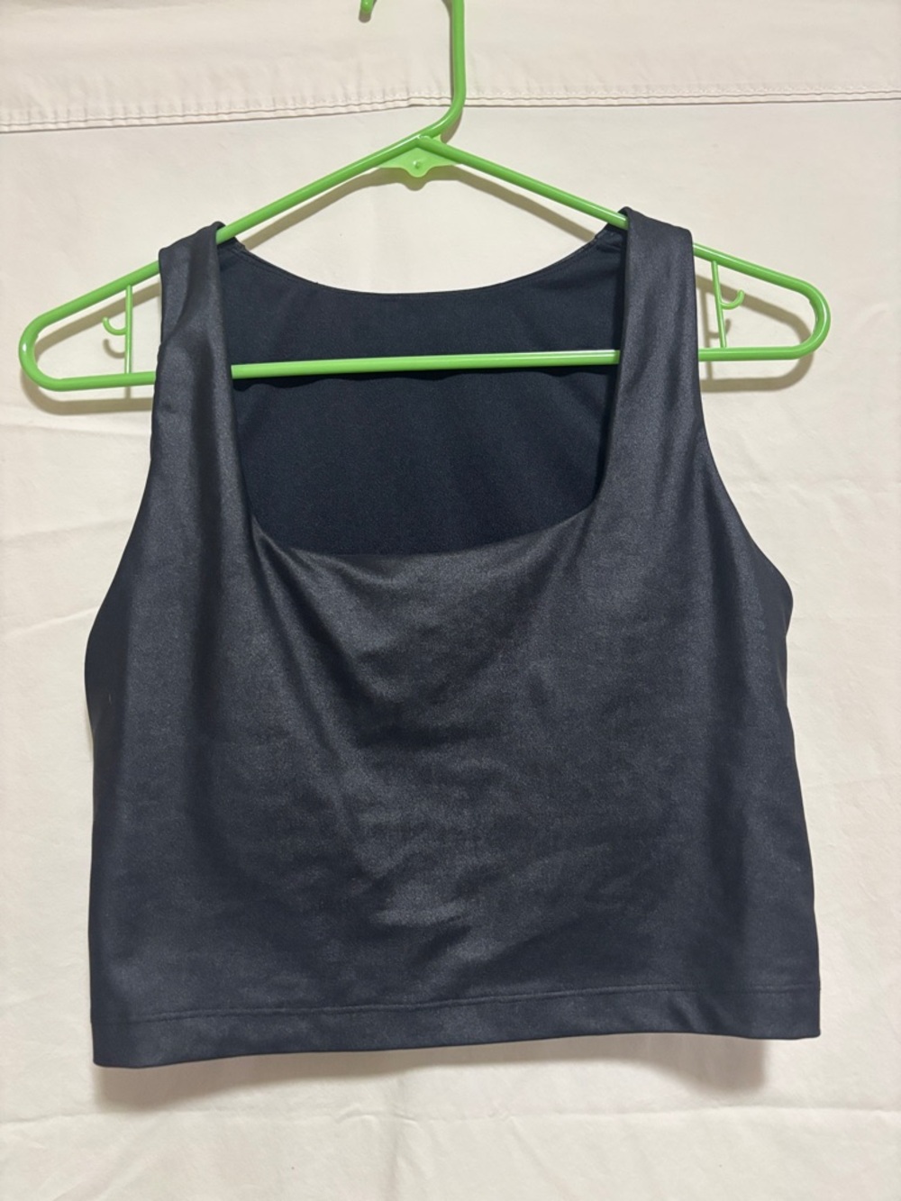 Fabletics Black Athletic Cropped Top. Could be Active Wear Sports Bra or a Top